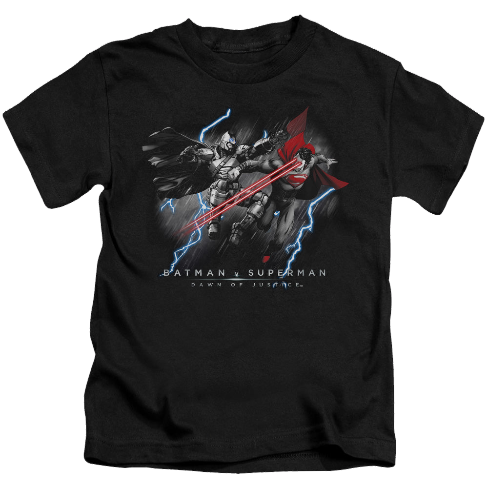 Batman v Superman Lightning V Heat Vision - Kid's T-Shirt Kid's T-Shirt (Ages 4-7) Batman   