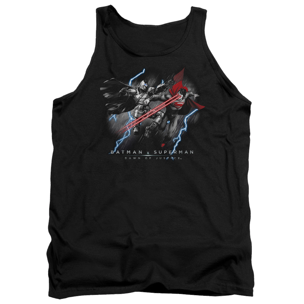 Batman v Superman Lightning V Heat Vision - Men's Tank Top Men's Tank Batman   