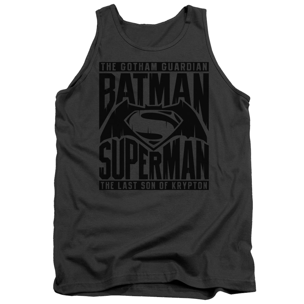 Batman v Superman Title Fight - Men's Tank Top Men's Tank Batman   
