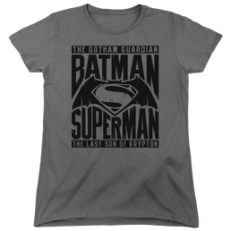 Batman v Superman Title Fight - Women's T-Shirt Women's T-Shirt Batman   