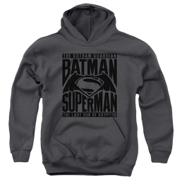 Batman v Superman Title Fight - Youth Hoodie Youth Hoodie (Ages 8-12) Batman   