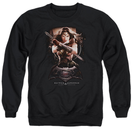 Batman v Superman Ww Ground Zero - Men's Crewneck Sweatshirt Men's Crewneck Sweatshirt Batman   