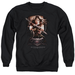 Batman v Superman Ww Ground Zero - Men's Crewneck Sweatshirt Men's Crewneck Sweatshirt Batman   