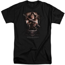 Batman v Superman Ww Ground Zero - Men's Tall Fit T-Shirt Men's Tall Fit T-Shirt Batman   