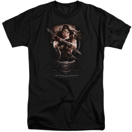 Batman v Superman Ww Ground Zero - Men's Tall Fit T-Shirt Men's Tall Fit T-Shirt Batman   