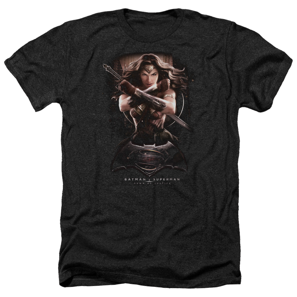 Batman v Superman Ww Ground Zero - Men's Heather T-Shirt Men's Heather T-Shirt Batman   