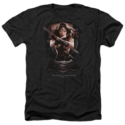 Batman v Superman Ww Ground Zero - Men's Heather T-Shirt Men's Heather T-Shirt Batman   