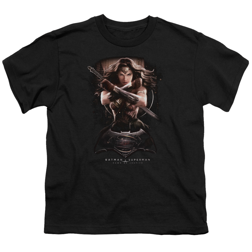Batman v Superman Ww Ground Zero - Youth T-Shirt Youth T-Shirt (Ages 8-12) Batman   
