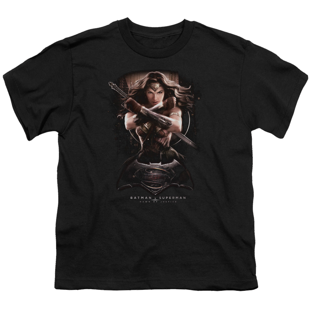 Batman v Superman Ww Ground Zero - Youth T-Shirt Youth T-Shirt (Ages 8-12) Batman   