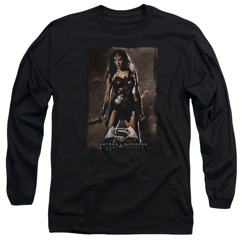 Batman v Superman Ww Poster - Men's Long Sleeve T-Shirt Men's Long Sleeve T-Shirt Batman   
