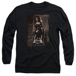 Batman v Superman Ww Poster - Men's Long Sleeve T-Shirt Men's Long Sleeve T-Shirt Batman   