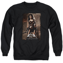Batman v Superman Ww Poster - Men's Crewneck Sweatshirt Men's Crewneck Sweatshirt Batman   
