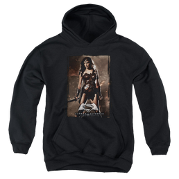 Batman v Superman Ww Poster - Youth Hoodie Youth Hoodie (Ages 8-12) Batman   
