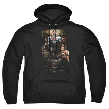 Batman v Superman Thre Three - Pullover Hoodie Pullover Hoodie Batman   