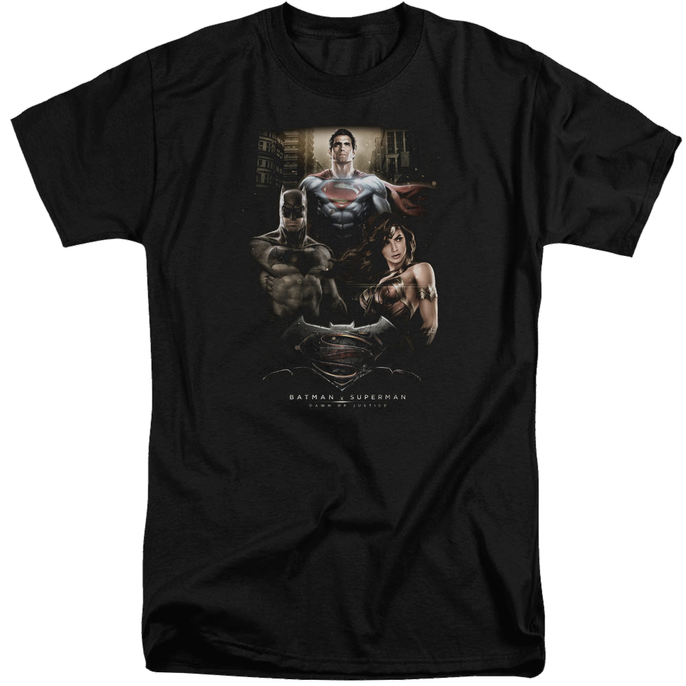 Batman v Superman Thre Three - Men's Tall Fit T-Shirt Men's Tall Fit T-Shirt Batman   