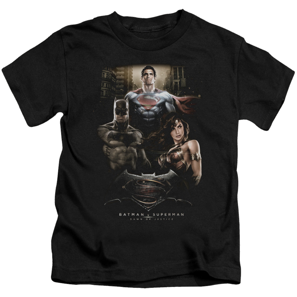 Batman v Superman Thre Three - Kid's T-Shirt Kid's T-Shirt (Ages 4-7) Batman   