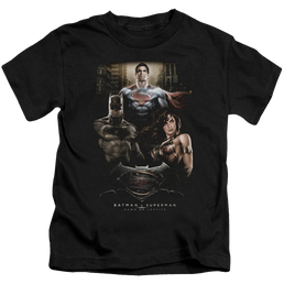 Batman v Superman Thre Three - Kid's T-Shirt Kid's T-Shirt (Ages 4-7) Batman   