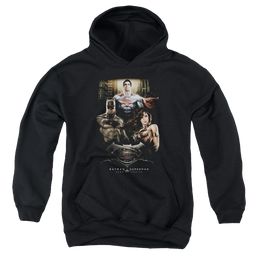 Batman v Superman Thre Three - Youth Hoodie Youth Hoodie (Ages 8-12) Batman   