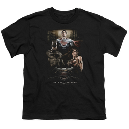Batman v Superman Thre Three - Youth T-Shirt Youth T-Shirt (Ages 8-12) Batman   