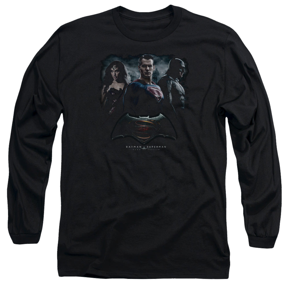 Batman v Superman Batman V Superman The Crew - Men's Long Sleeve T-Shirt Men's Long Sleeve T-Shirt Batman   