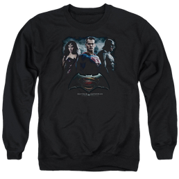 Batman v Superman Batman V Superman The Crew - Men's Crewneck Sweatshirt Men's Crewneck Sweatshirt Batman   
