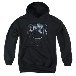 Batman v Superman Batman V Superman The Crew - Youth Hoodie Youth Hoodie (Ages 8-12) Batman   