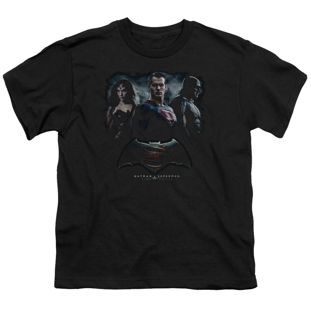 Batman v Superman Batman V Superman The Crew - Youth T-Shirt Youth T-Shirt (Ages 8-12) Batman   