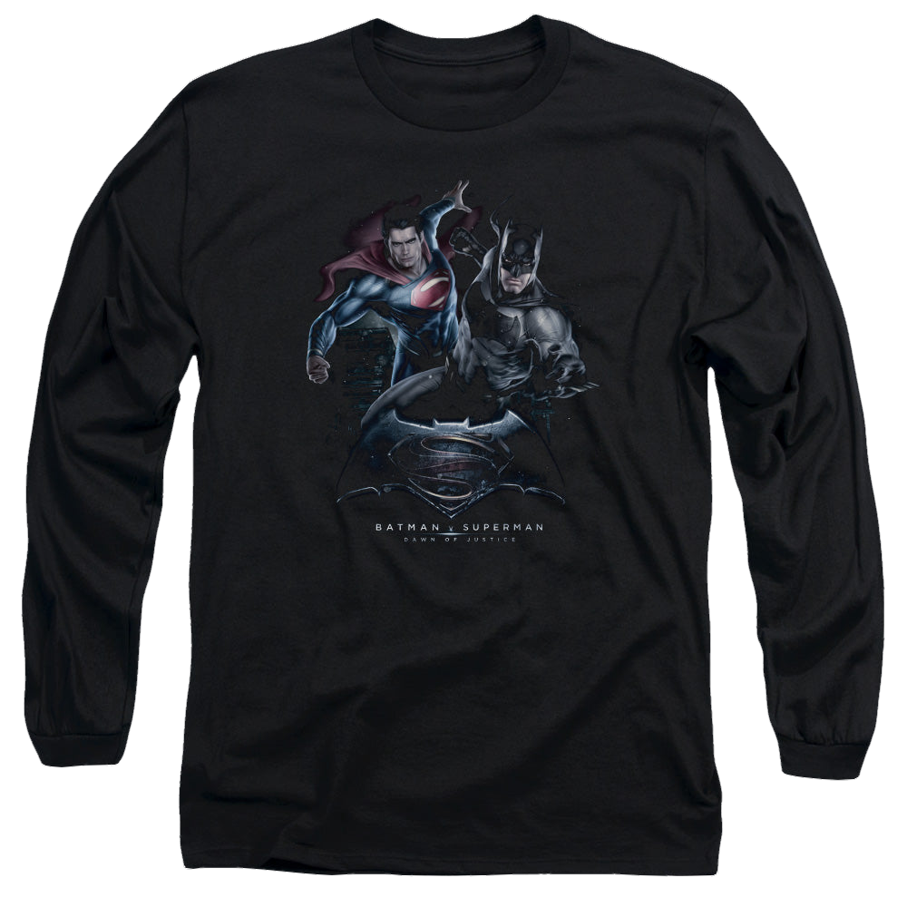 Batman v Superman Team Up - Men's Long Sleeve T-Shirt Men's Long Sleeve T-Shirt Batman   