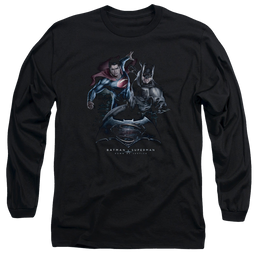 Batman v Superman Team Up - Men's Long Sleeve T-Shirt Men's Long Sleeve T-Shirt Batman   