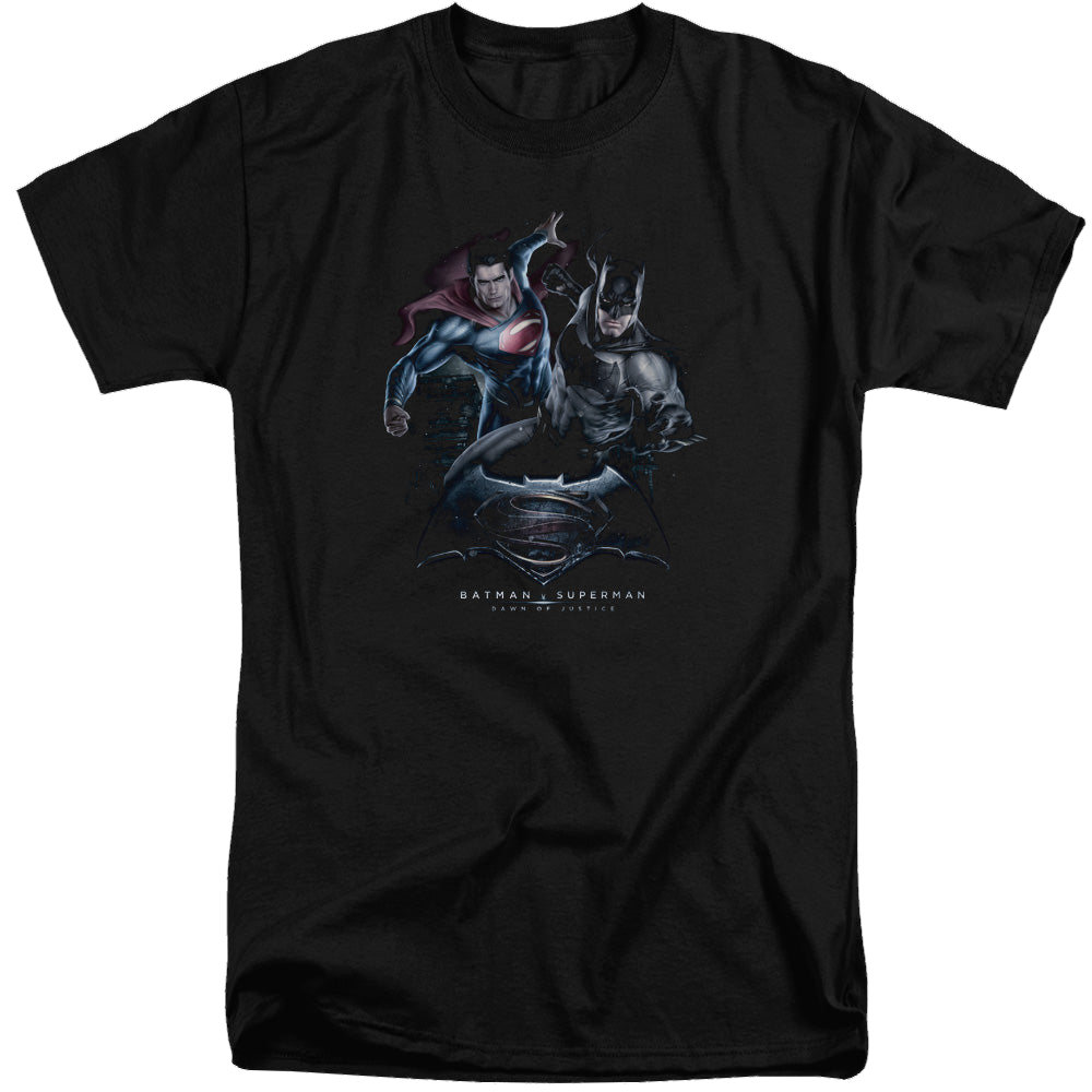 Batman v Superman Team Up - Men's Tall Fit T-Shirt Men's Tall Fit T-Shirt Batman   