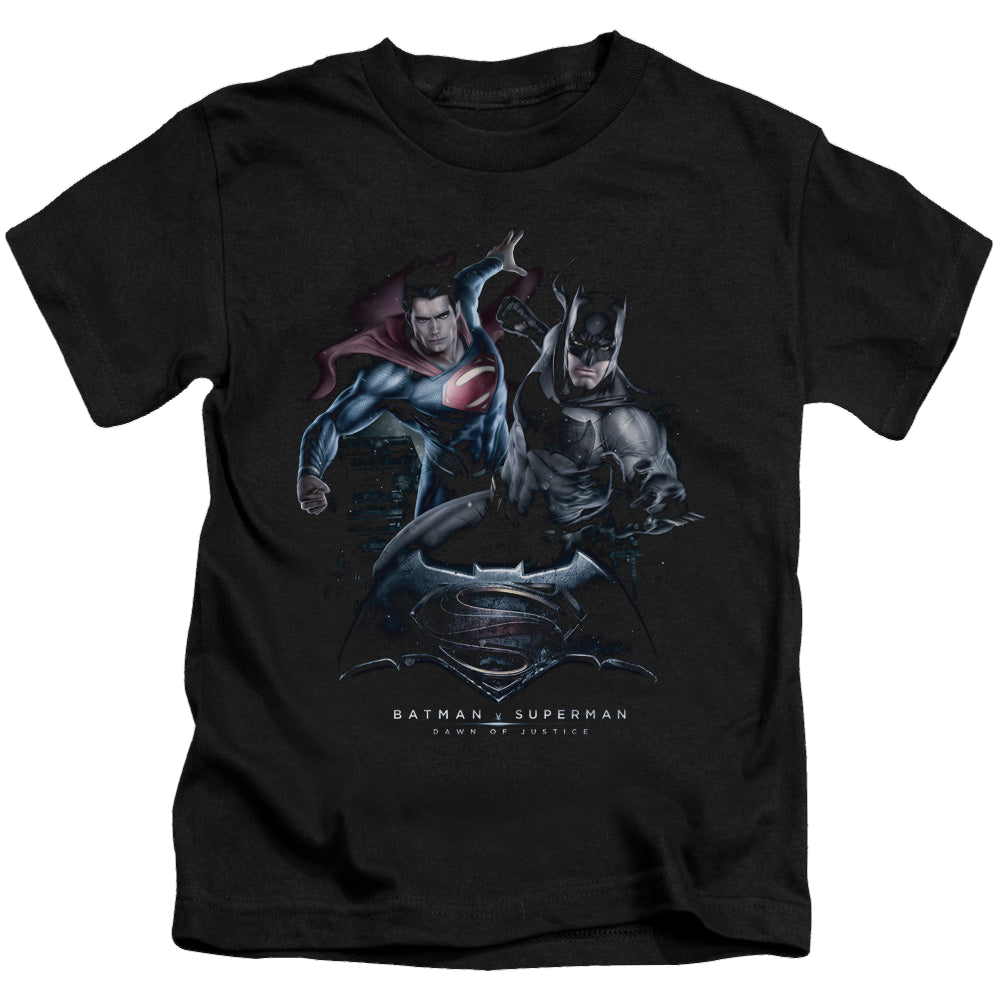 Batman v Superman Team Up - Kid's T-Shirt Kid's T-Shirt (Ages 4-7) Batman   