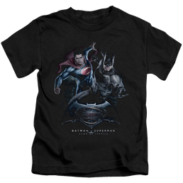 Batman v Superman Team Up - Kid's T-Shirt Kid's T-Shirt (Ages 4-7) Batman   