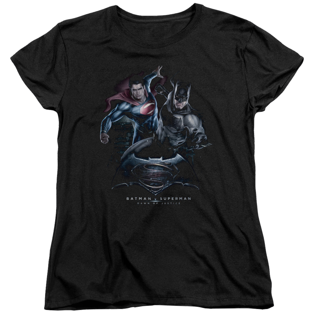 Batman v Superman Team Up - Women's T-Shirt Women's T-Shirt Batman   