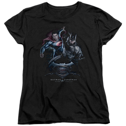 Batman v Superman Team Up - Women's T-Shirt Women's T-Shirt Batman   