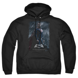 Batman v Superman Supe Poster - Pullover Hoodie Pullover Hoodie Batman   