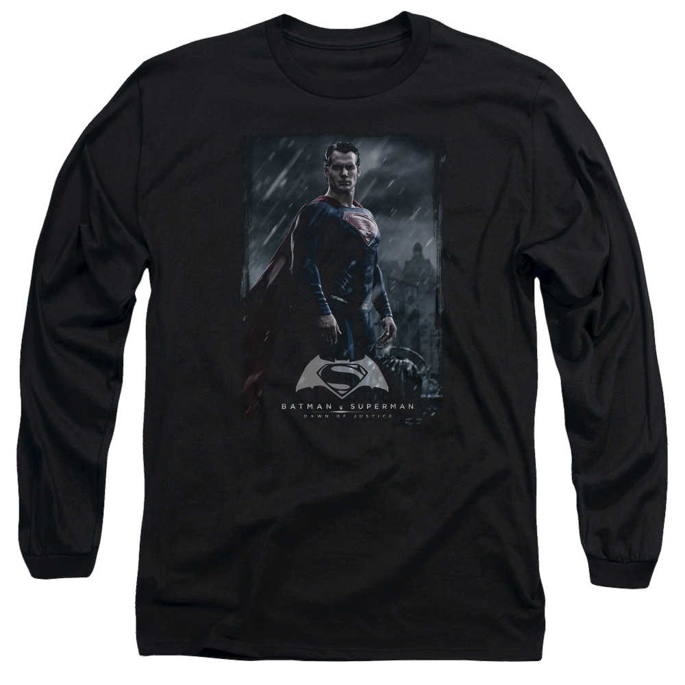 Batman v Superman Supe Poster - Men's Long Sleeve T-Shirt Men's Long Sleeve T-Shirt Batman   