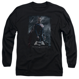 Batman v Superman Supe Poster - Men's Long Sleeve T-Shirt Men's Long Sleeve T-Shirt Batman   