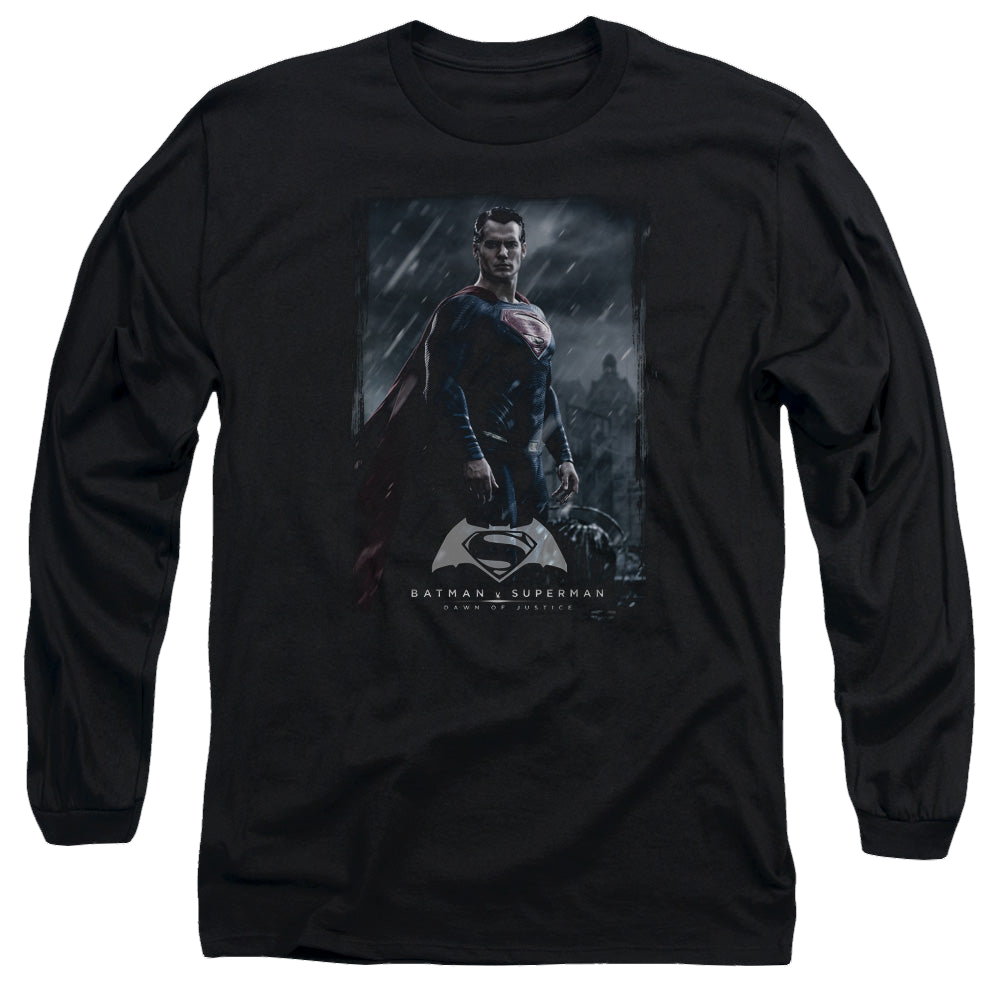 Batman v Superman Supe Poster - Men's Long Sleeve T-Shirt Men's Long Sleeve T-Shirt Batman   