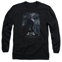 Batman v Superman Supe Poster - Men's Long Sleeve T-Shirt Men's Long Sleeve T-Shirt Batman   