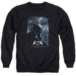 Batman v Superman Supe Poster - Men's Crewneck Sweatshirt Men's Crewneck Sweatshirt Batman   