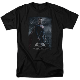 Batman v Superman Supe Poster - Men's Regular Fit T-Shirt Men's Regular Fit T-Shirt Batman   
