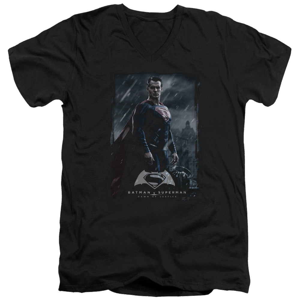Batman v Superman Supe Poster - Men's V-Neck T-Shirt Men's V-Neck T-Shirt Batman   
