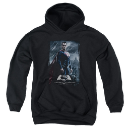 Batman v Superman Supe Poster - Youth Hoodie Youth Hoodie (Ages 8-12) Batman   