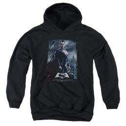 Batman v Superman Supe Poster - Youth Hoodie Youth Hoodie (Ages 8-12) Batman   