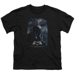 Batman v Superman Supe Poster - Youth T-Shirt Youth T-Shirt (Ages 8-12) Batman   