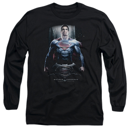 Batman v Superman Supe Ground Zero - Men's Long Sleeve T-Shirt Men's Long Sleeve T-Shirt Batman   