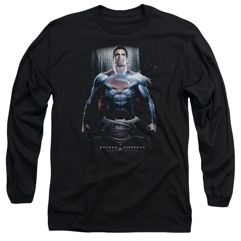 Batman v Superman Supe Ground Zero - Men's Long Sleeve T-Shirt Men's Long Sleeve T-Shirt Batman   