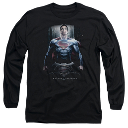 Batman v Superman Supe Ground Zero - Men's Long Sleeve T-Shirt Men's Long Sleeve T-Shirt Batman   