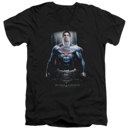 Batman v Superman Supe Ground Zero - Men's V-Neck T-Shirt Men's V-Neck T-Shirt Batman   