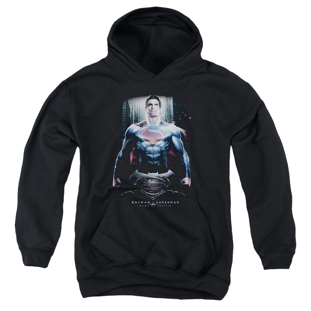 Batman v Superman Supe Ground Zero - Youth Hoodie Youth Hoodie (Ages 8-12) Batman   